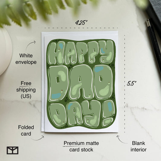 Golf Father's Day Card