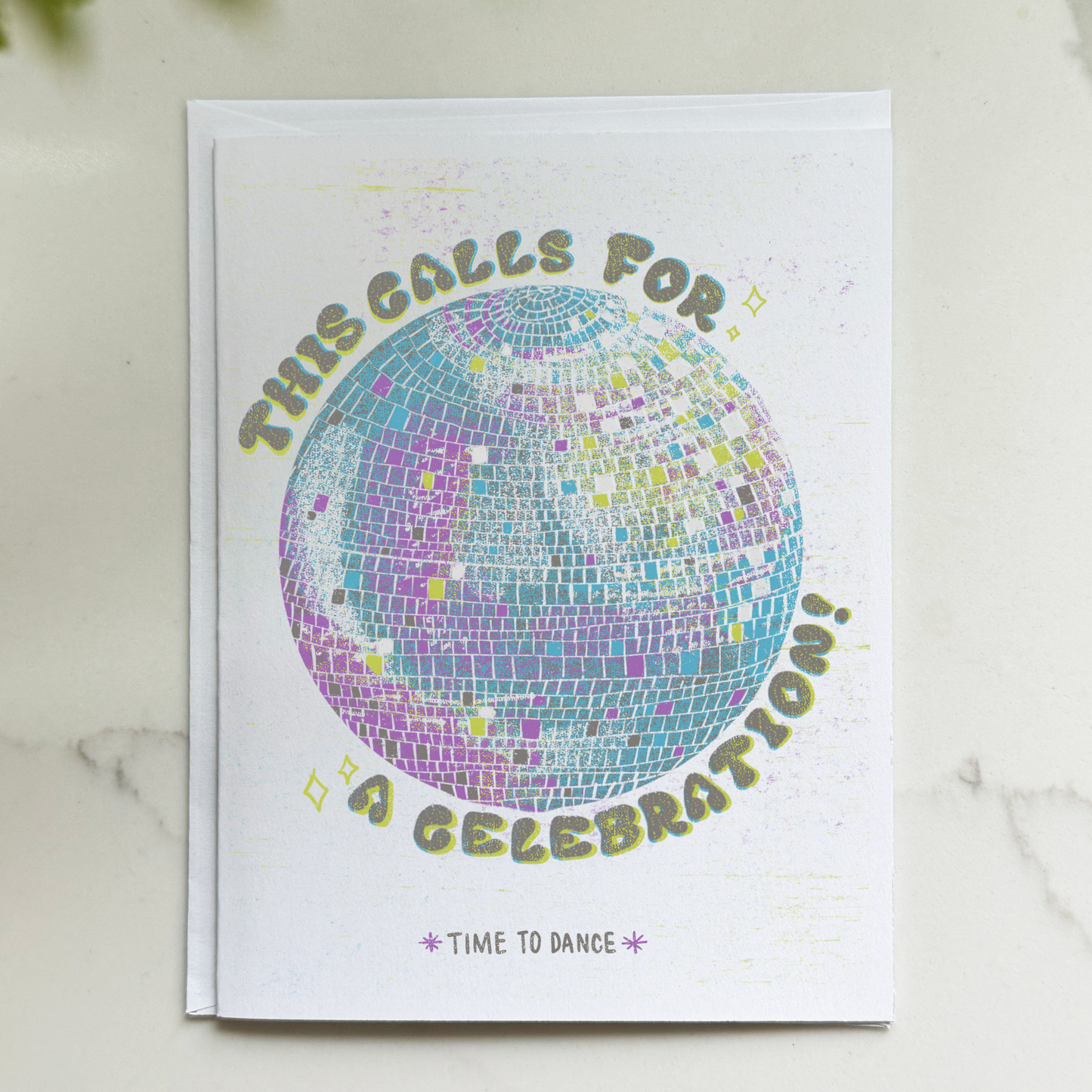 Disco Ball Celebration Card