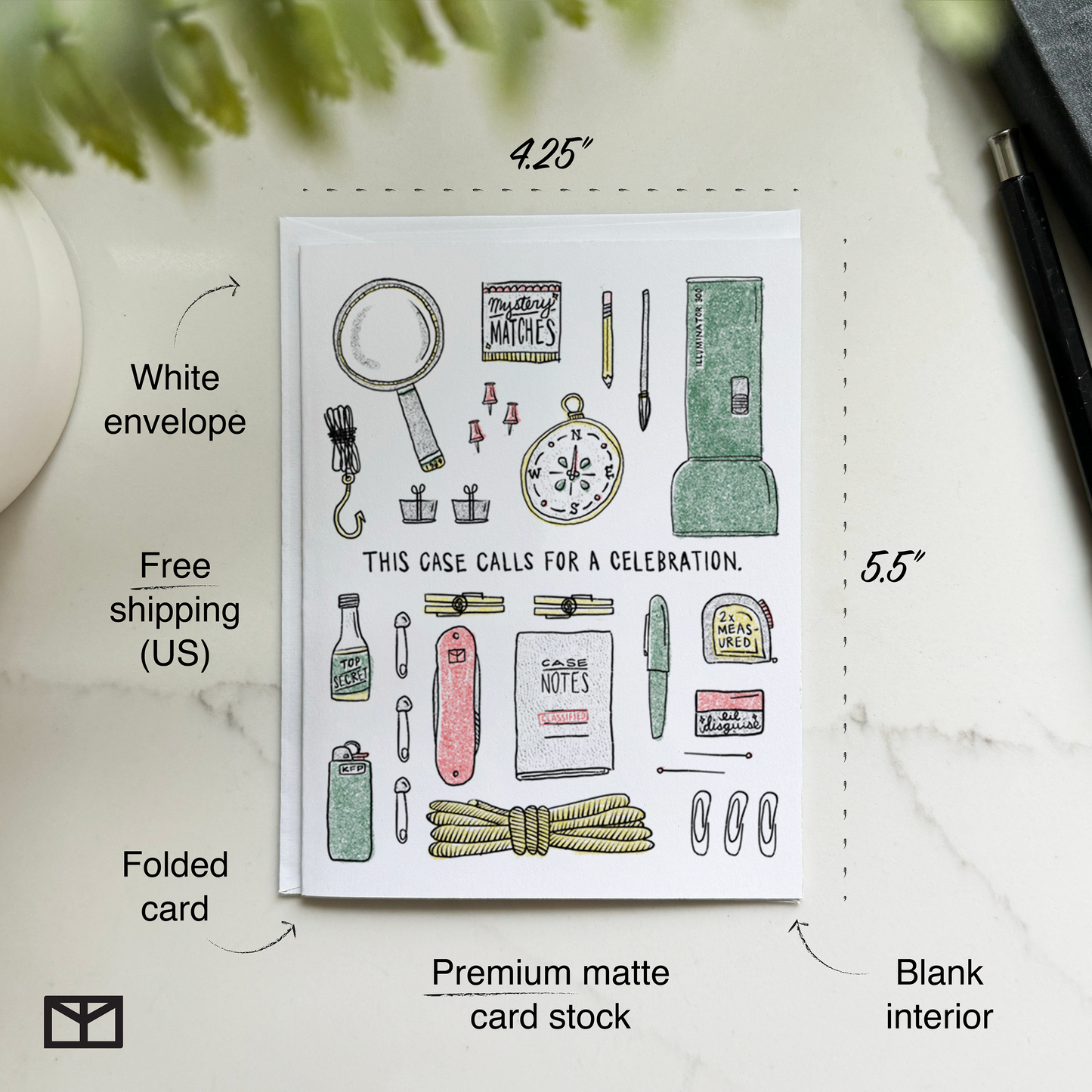 Detective Kit Greeting Card