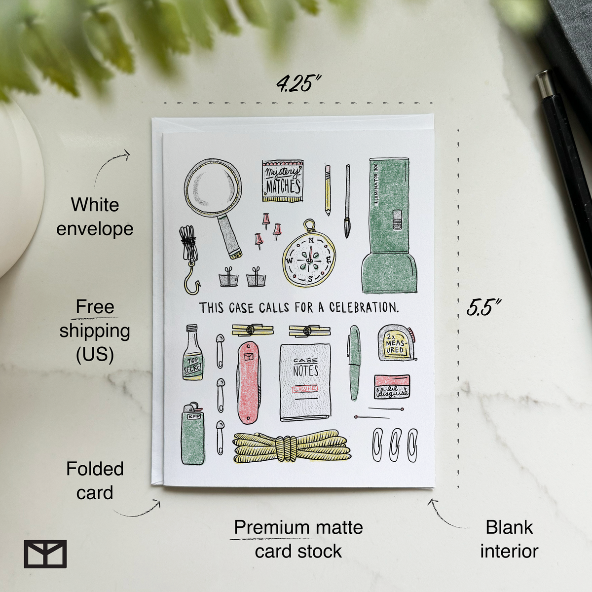 Detective Kit Greeting Card