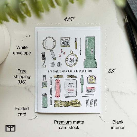Detective Kit Greeting Card