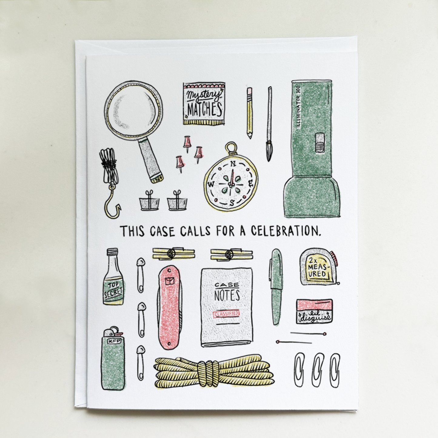 Detective Kit Greeting Card