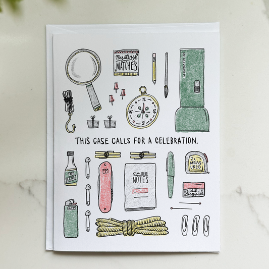 Detective Kit Greeting Card