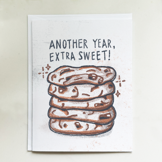 Chocolate Chip Cookie Birthday Card