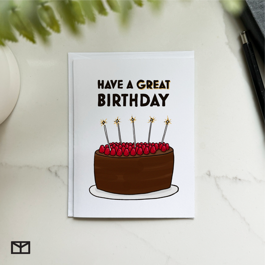 Baking Show Have a Great Birthday Card