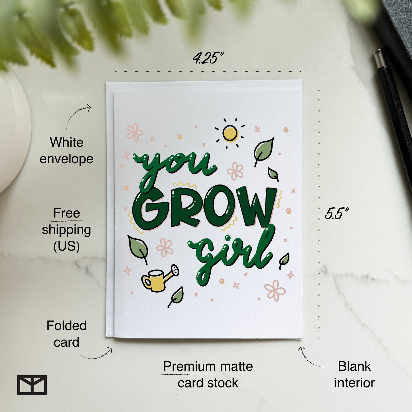 You Grow Girl Card