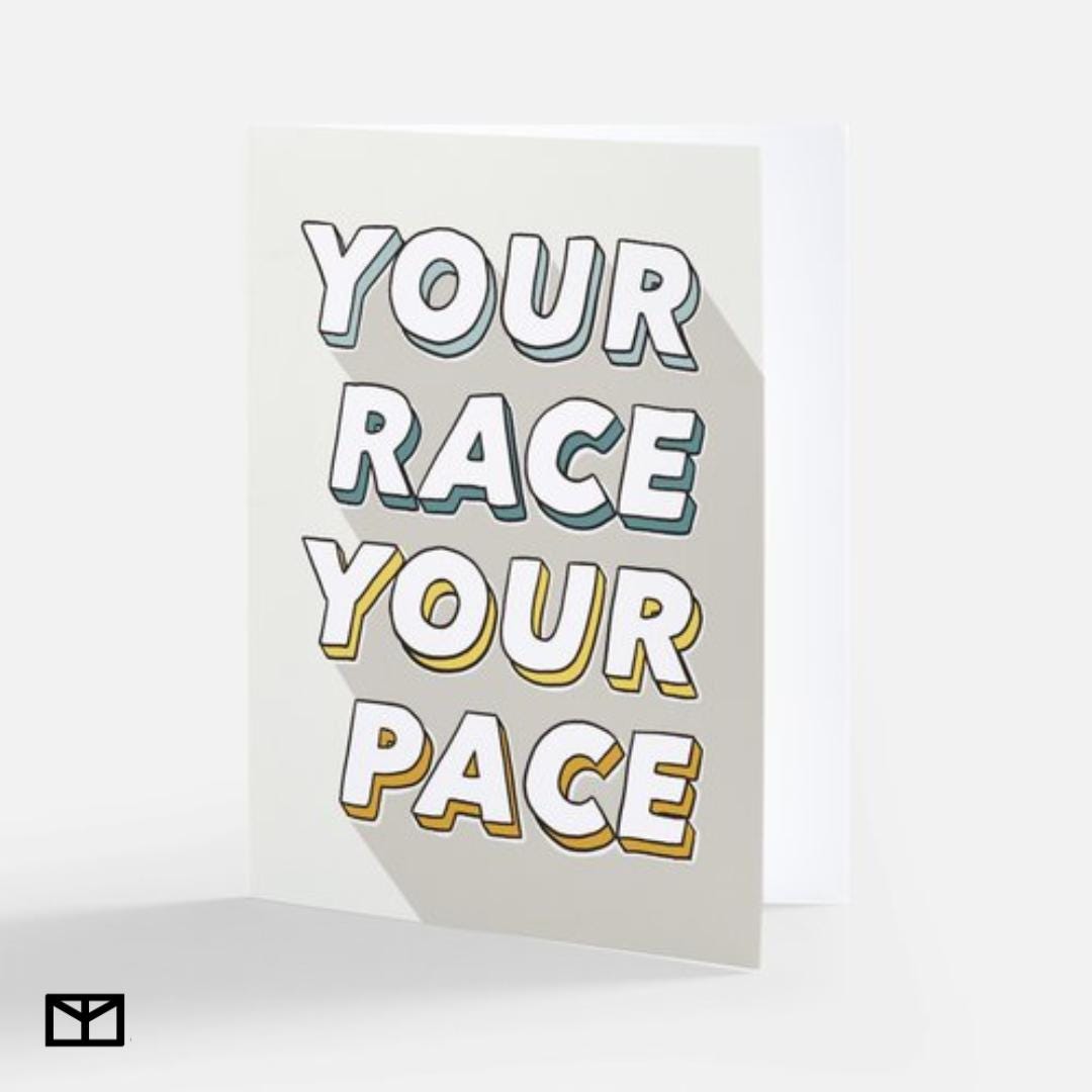 Your Race Your Pace Runner Card