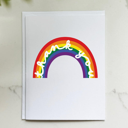 Colorful Rainbow Appreciation Card