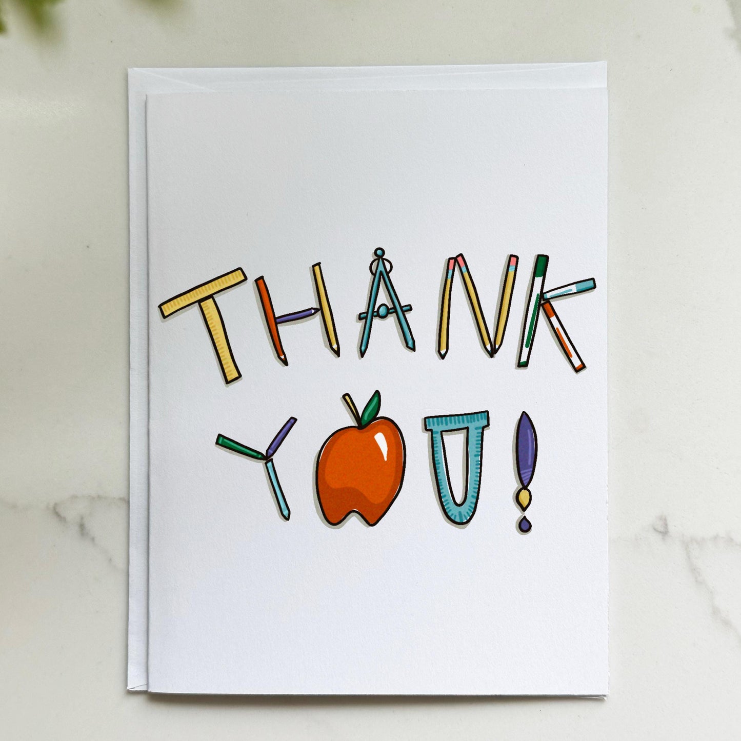 Teacher Appreciation Thank You Card