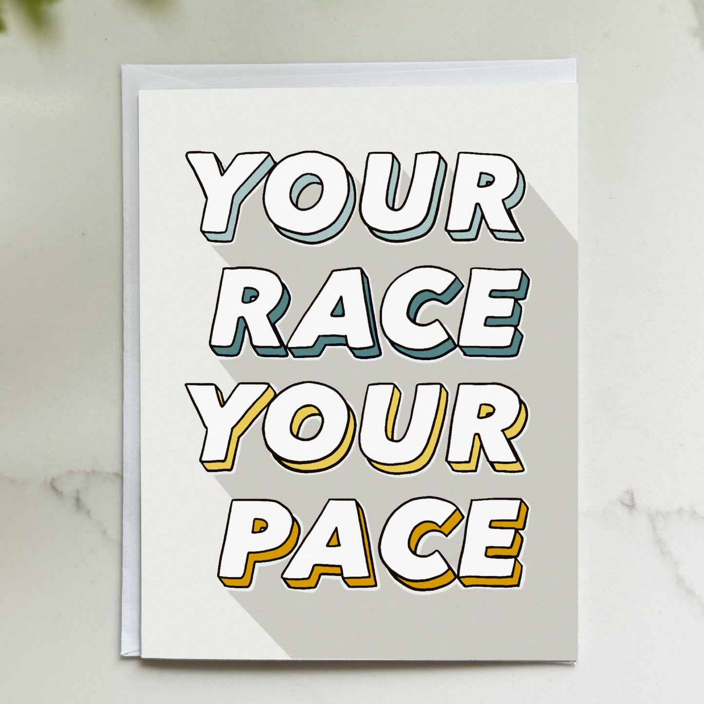 Your Race Your Pace Runner Card