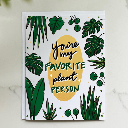 Favorite Plant Person Card