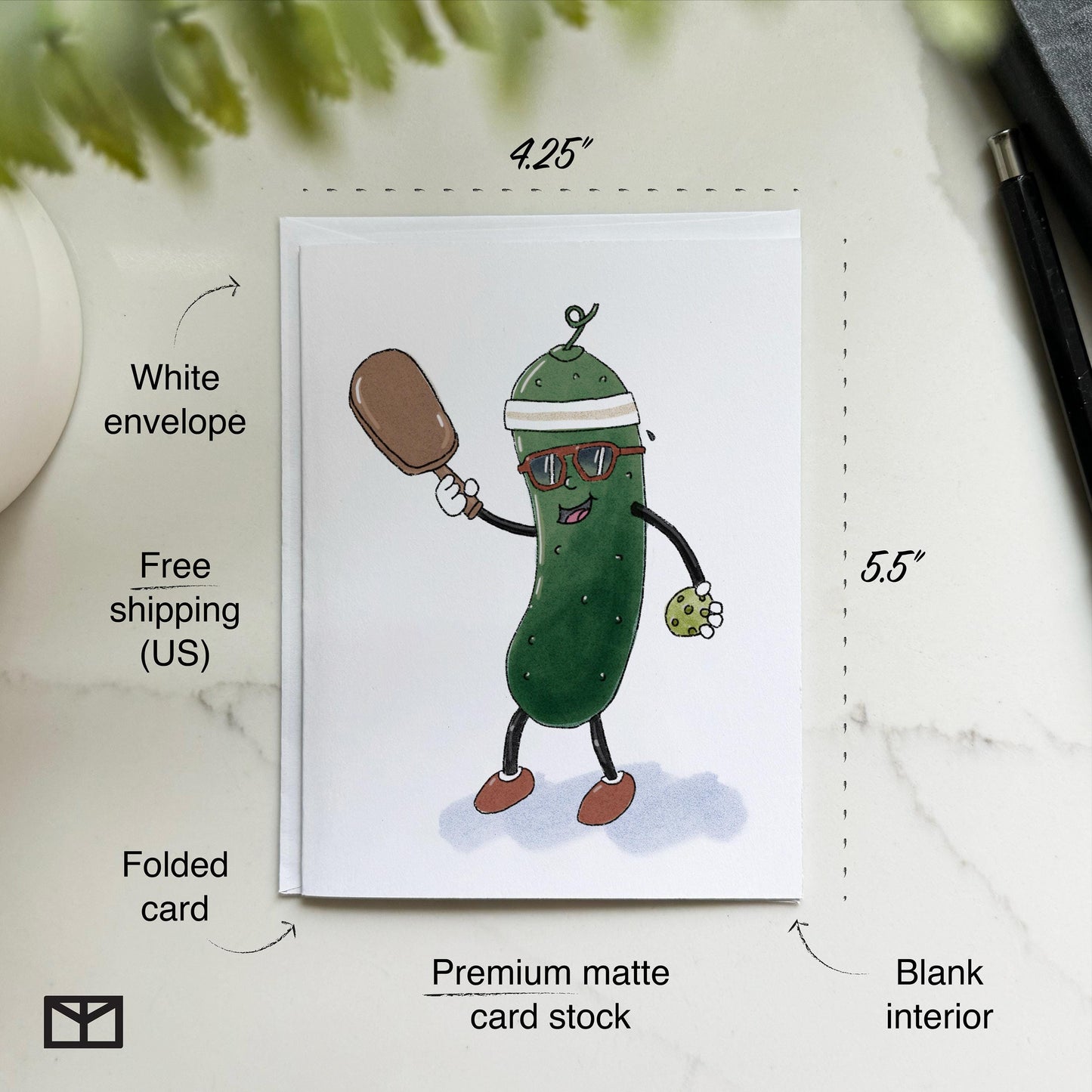 Pickleball Character Card