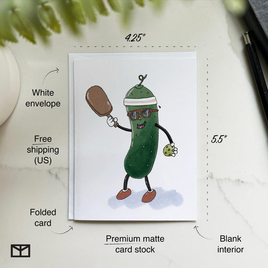 Pickleball Character Card