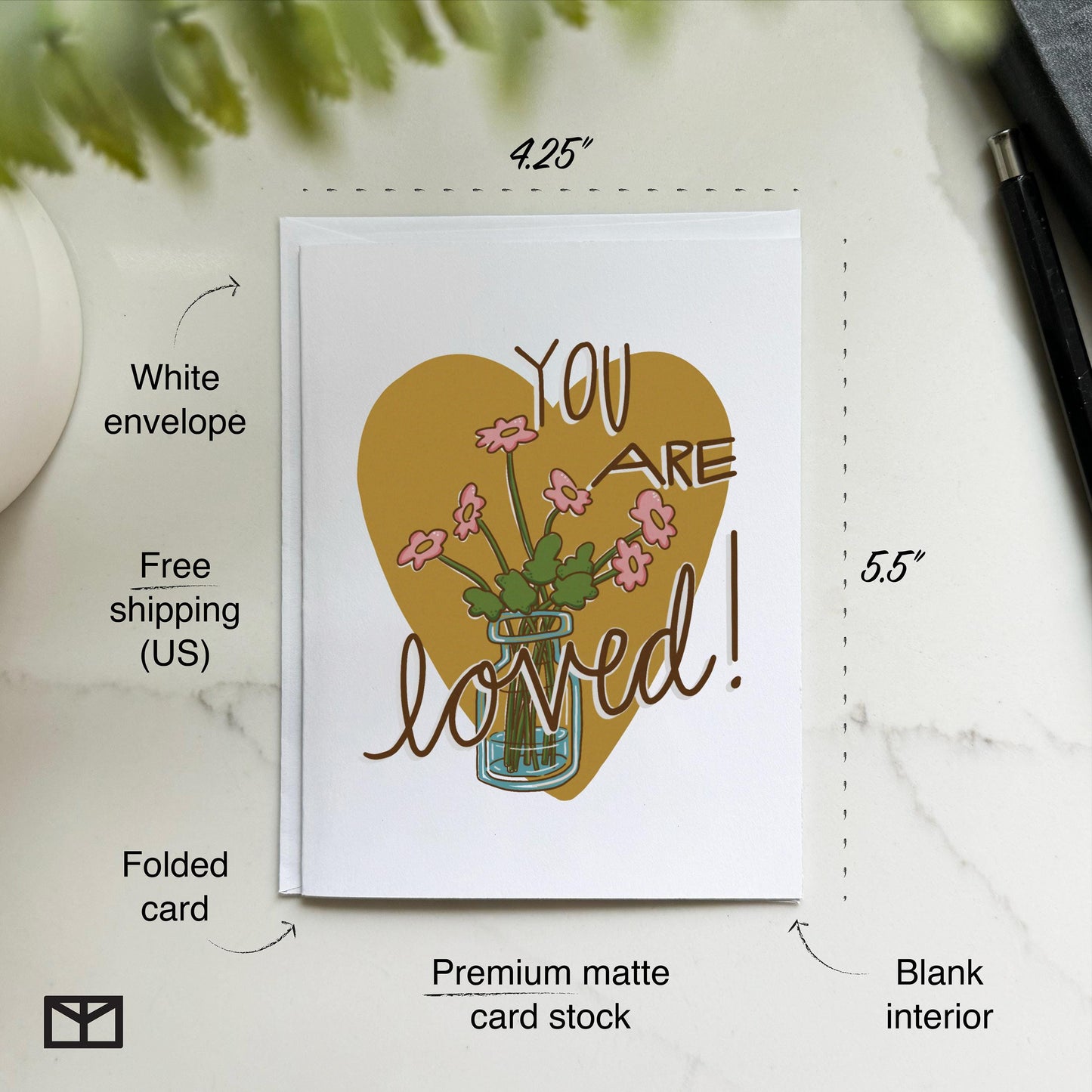 You Are Loved Greeting Card