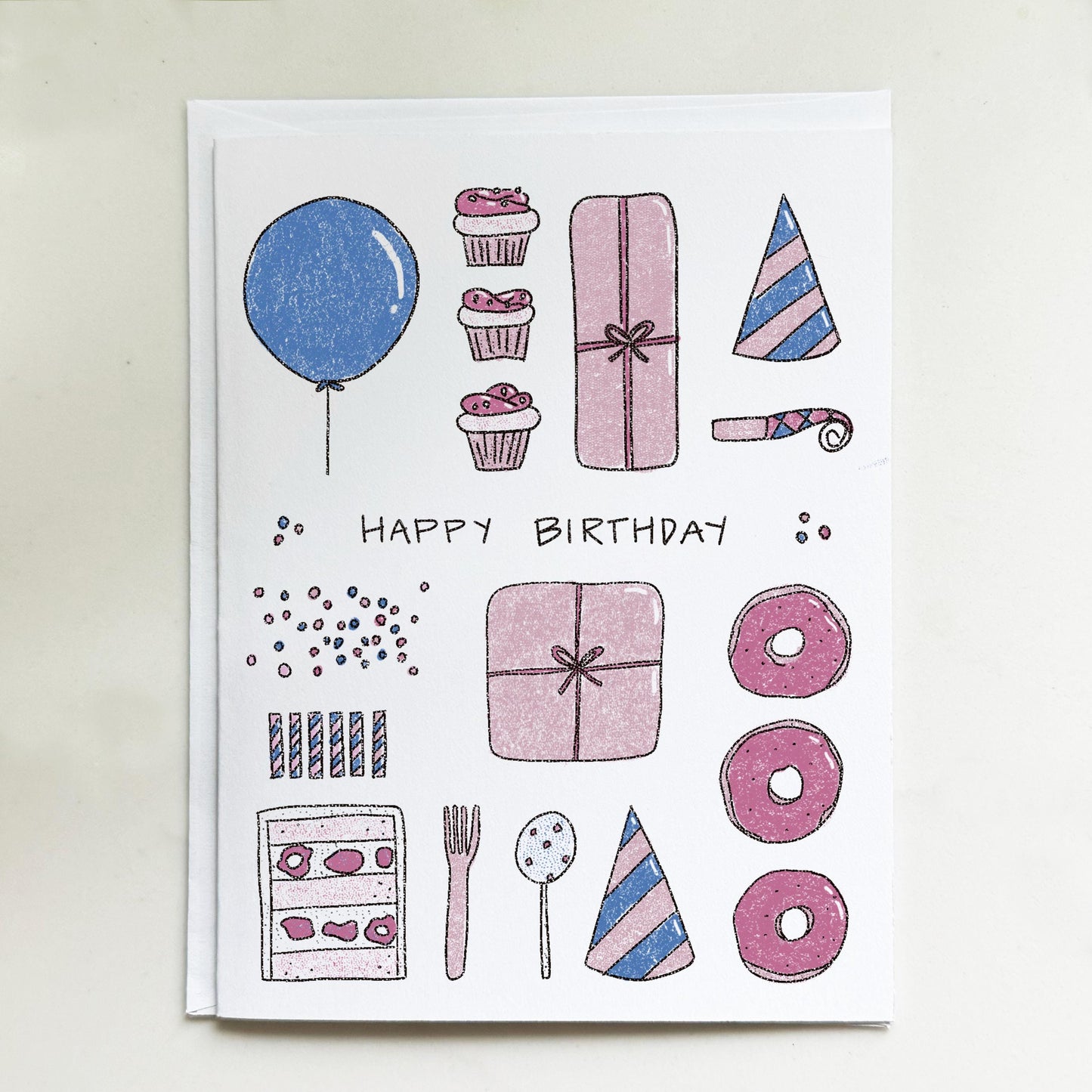 Happy Birthday Kit Greeting Card