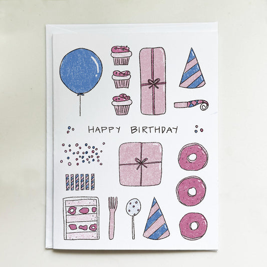 Happy Birthday Kit Greeting Card