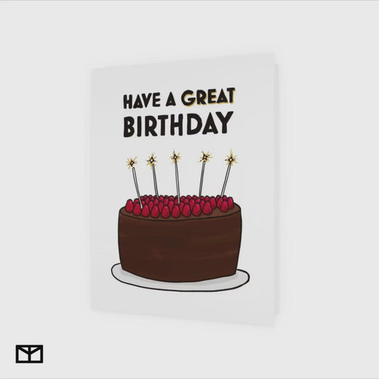 Baking Show Have a Great Birthday Card